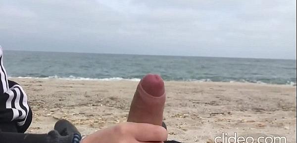  fucking on the beach,hard and nice